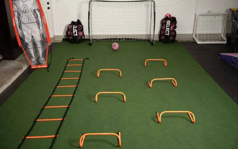 at home soccer agility ladder for kids training
