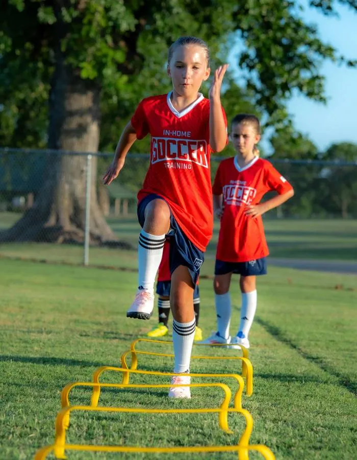 children soccer drills in home